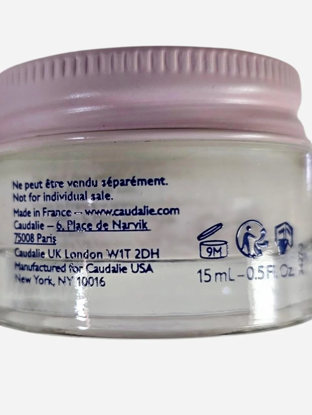 Caudalie Resveratrol-Lift Firming Cashmere Cream - White Jar with Light Pink Lid